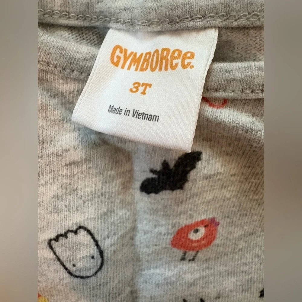 Gymboree Halloween Dress & Cat & Jack Black Bike Shorts 3T Outfit Set